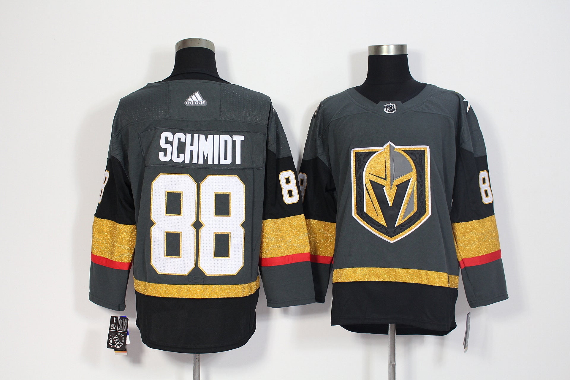Nate Schmidt Vegas Golden Knights grey jersey