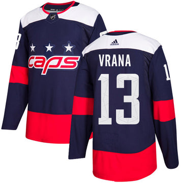 Jakub Vrana Washington Capitals navy jersey