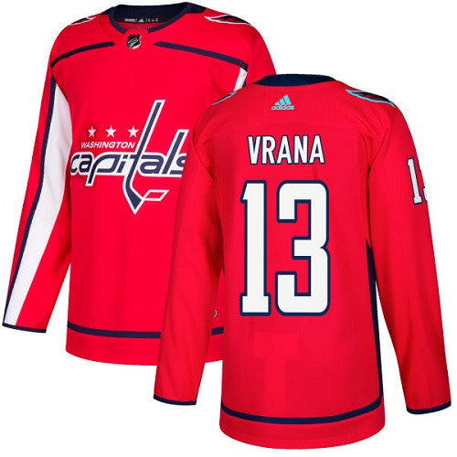 Jakub Vrana Washington Capitals red jersey
