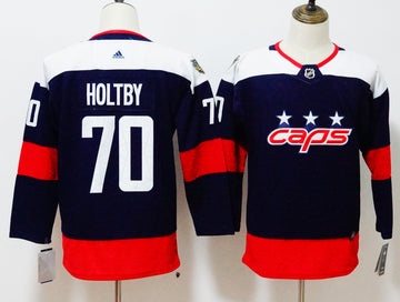 Braden Holtby Washington Capitals navy Stadium Series jersey