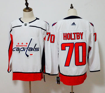 Braden Holtby Washington Capitals white jersey