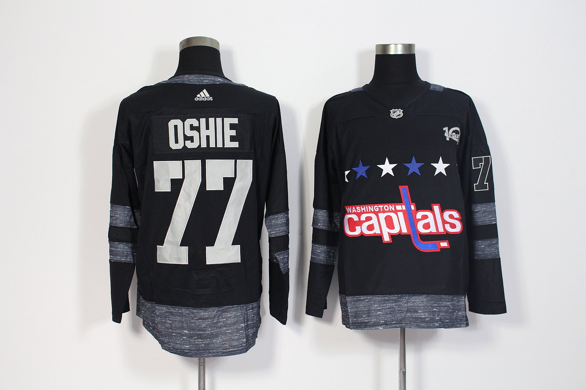TJ Oshie Washington Capitals black jersey