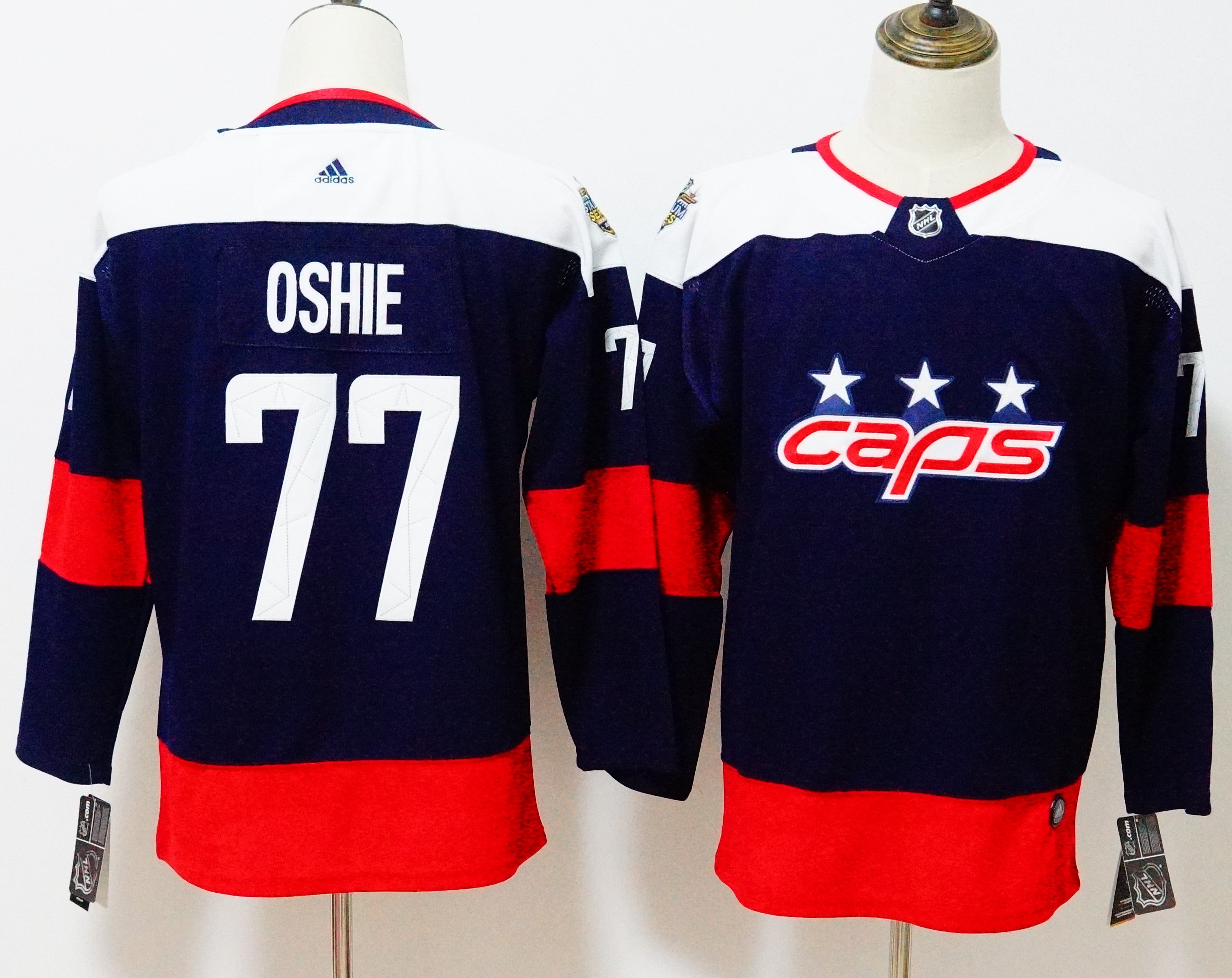 TJ Oshie Washington Capitals navy Stadium Series jersey