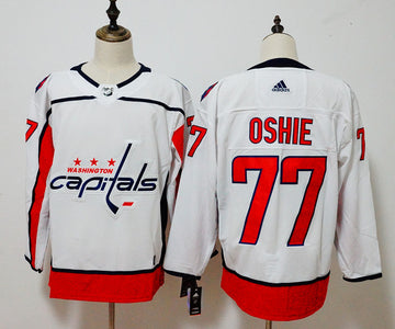 TJ Oshie Washington Capitals white jersey