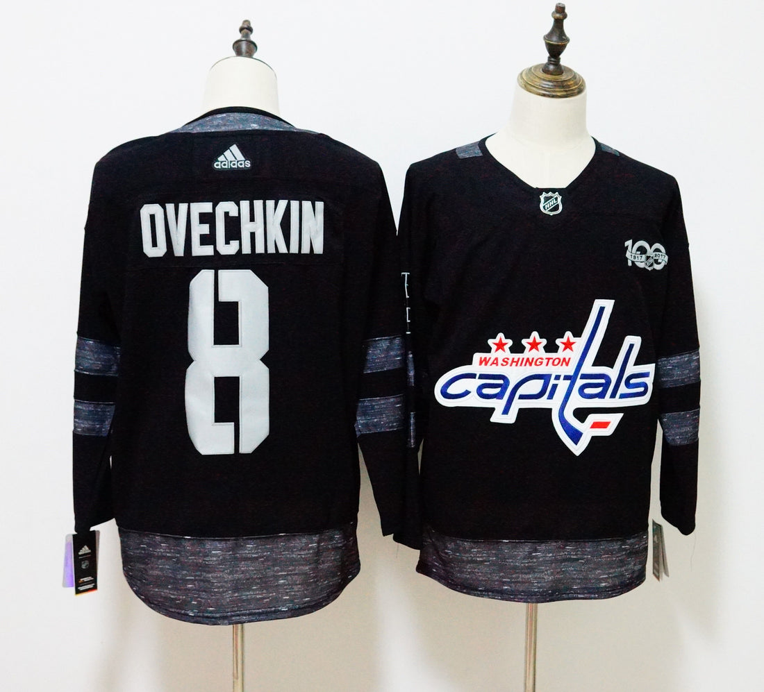 Alexander Ovechkin Washington Capitals black jersey