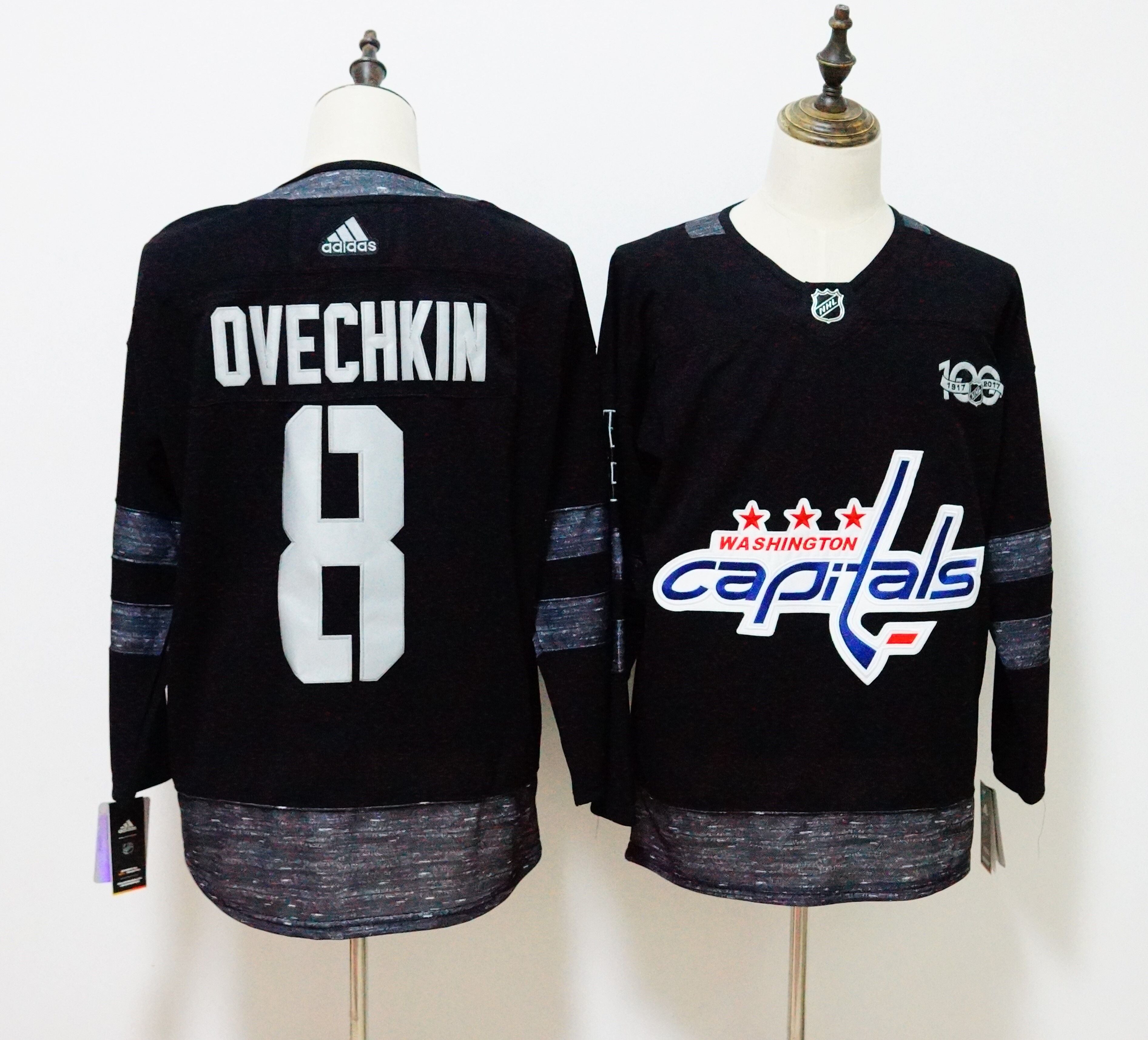 Alexander Ovechkin Washington Capitals black jersey