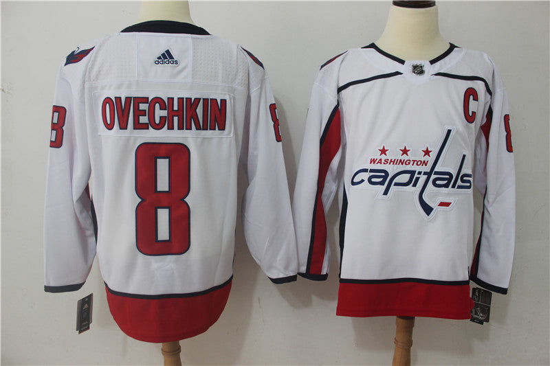Alexander Ovechkin Washington Capitals white jersey