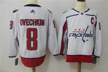Alexander Ovechkin Washington Capitals white jersey
