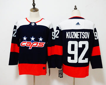 Evgeny Kuznetsov Washington Capitals navy Stadium Series jersey