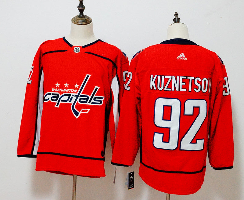 Evgeny Kuznetsov Washington Capitals red jersey