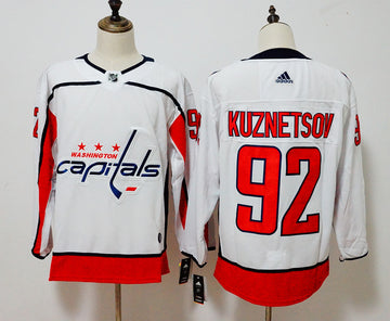 Evgeny Kuznetsov Washington Capitals white jersey