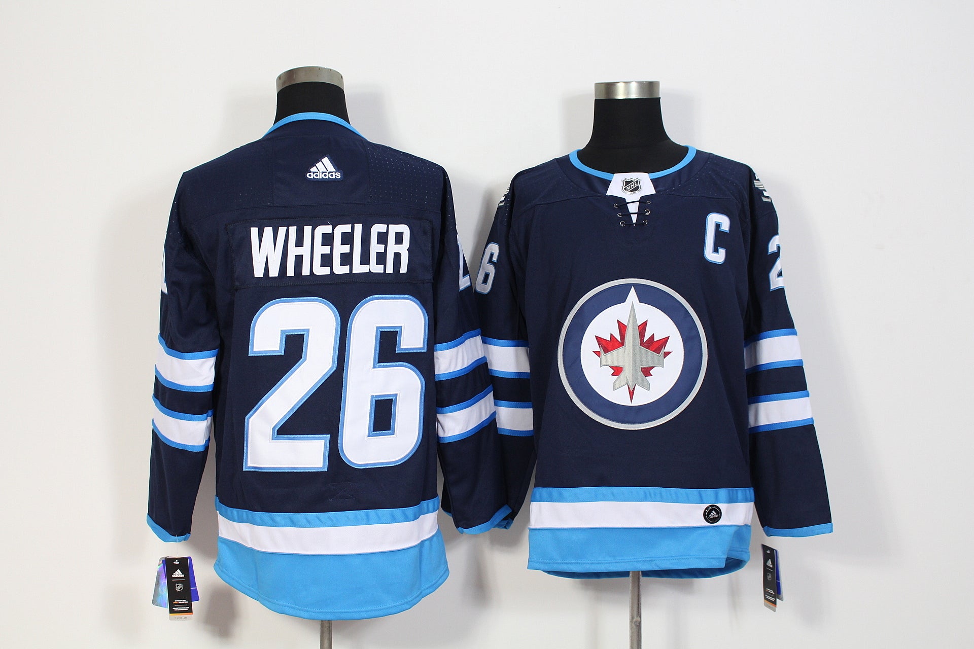 Blake Wheeler Winnipeg Jets navy jersey