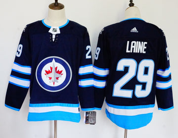 Patrik Laine Winnipeg Jets navy jersey