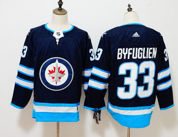 Dustin Byfuglien Winnipeg Jets navy jersey