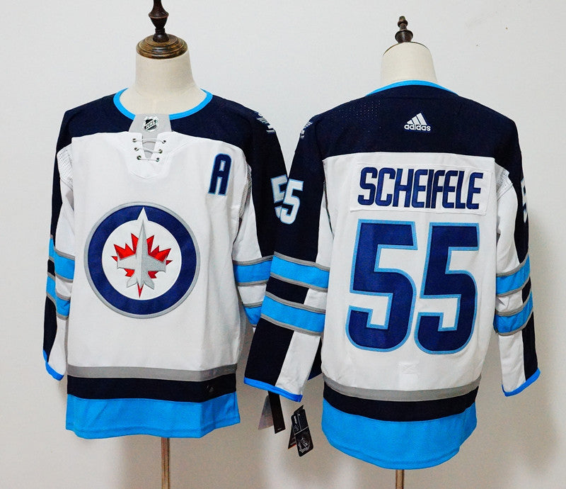 Mark Scheifele Winnipeg Jets white jersey