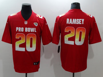 AFC Jacksonville Jaguars #20 Jalen Ramsey Red 2019 Pro Bowl Game Jersey