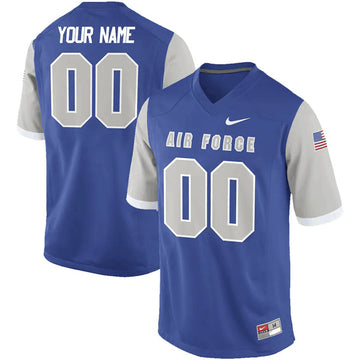 Custom Air Force Falcons blue jersey