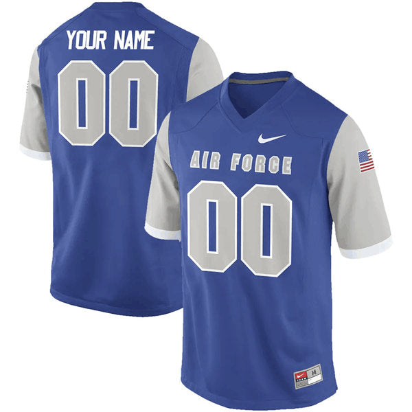 Custom Air Force Falcons blue jersey