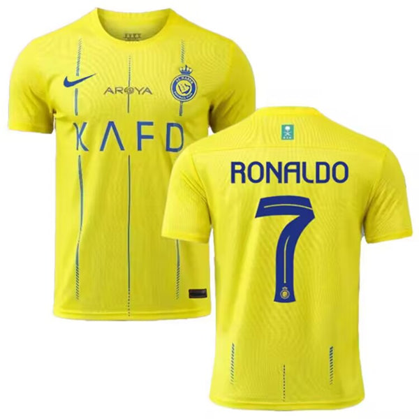 Cristiano Ronaldo Al Nassr yellow Home jersey