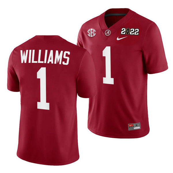 Jameson Williams Alabama Crimson Tide red jersey
