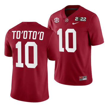 Henry To'oTo'o Alabama Crimson Tide red jersey