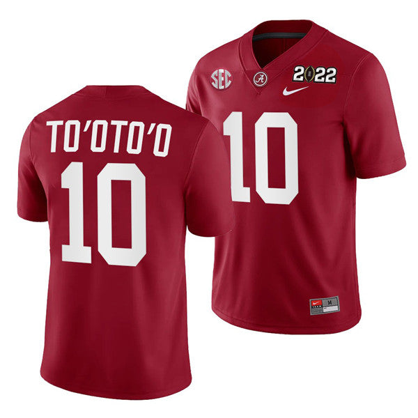 Henry To'oTo'o Alabama Crimson Tide red jersey