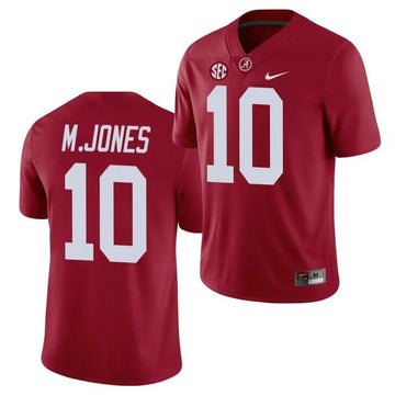 Mac Jones Alabama Crimson Tide red jersey