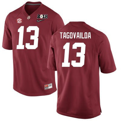 Tua Tagovailoa Alabama Crimson Tide red jersey