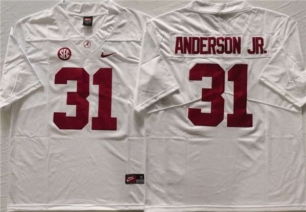 Will Anderson Jr Alabama Crimson Tide white jersey