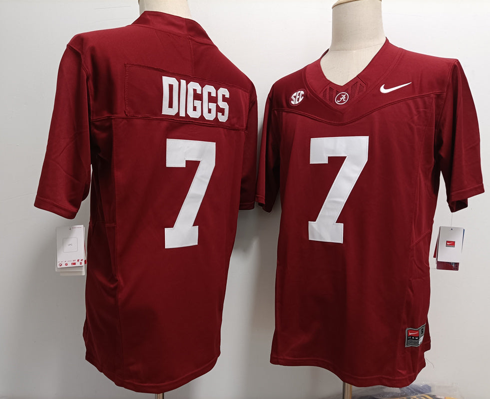 Trevon Diggs Alabama Crimson Tide red FUSE jersey