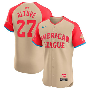 Jose Altuve American League All-Star cream All-Star jersey