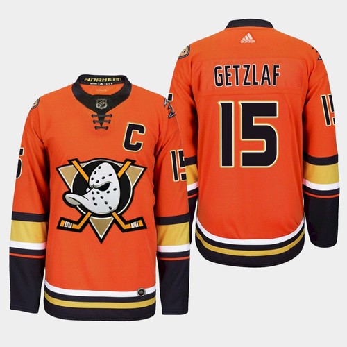 Ryan Getzlaf Anaheim Ducks orange jersey