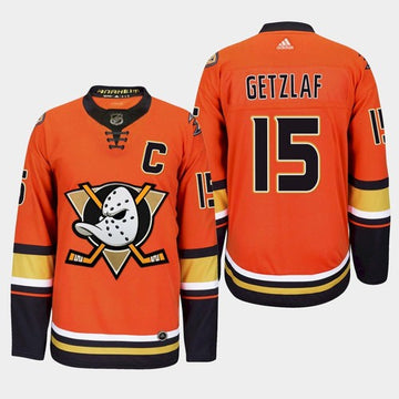 Ryan Getzlaf Anaheim Ducks orange jersey