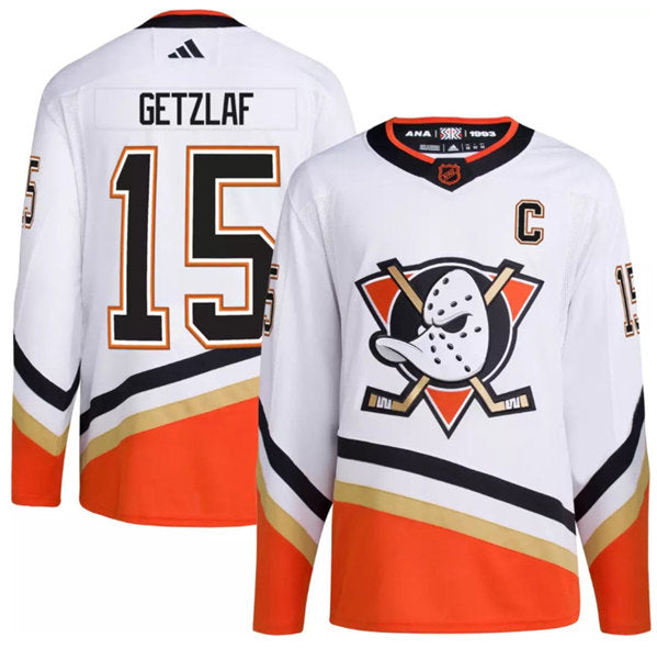 Ryan Getzlaf Anaheim Ducks white Reverse Retro jersey