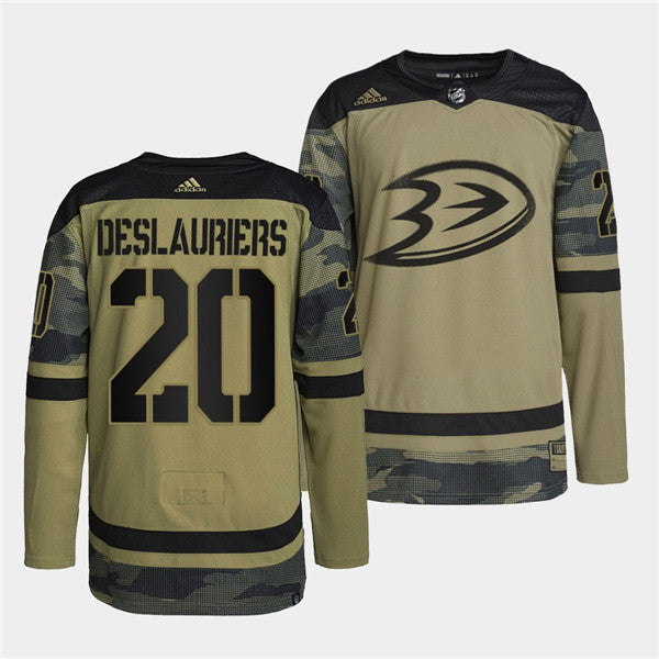 Nicolas Deslauriers Anaheim Ducks camo Camo jersey