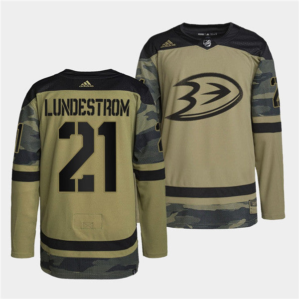 Isac Lundestrom Anaheim Ducks camo Camo jersey