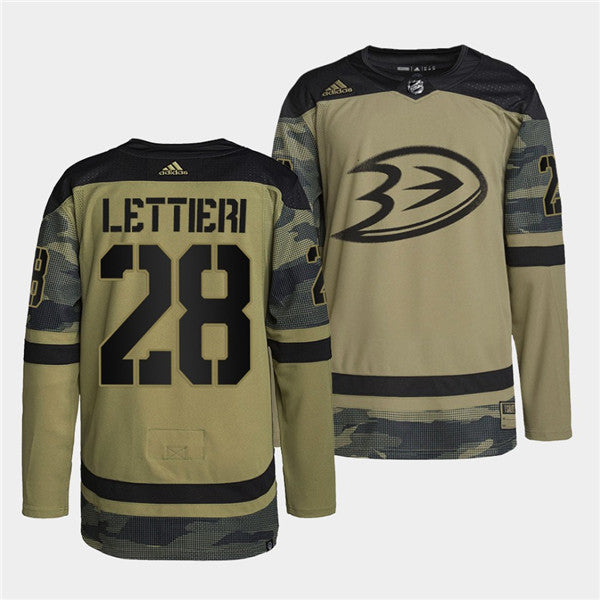 Vinni Lettieri Anaheim Ducks camo Camo jersey