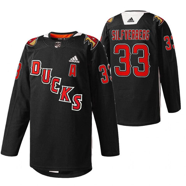 Jakob Silfverberg Anaheim Ducks black jersey