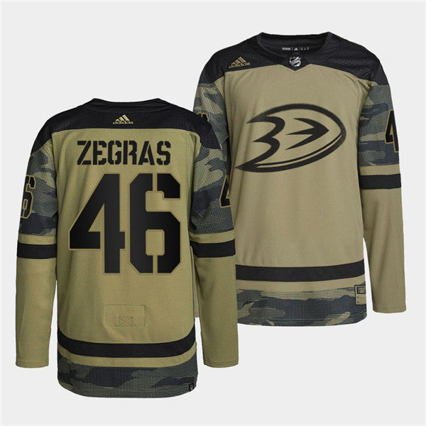 Trevor Zegras Anaheim Ducks camo Camo jersey