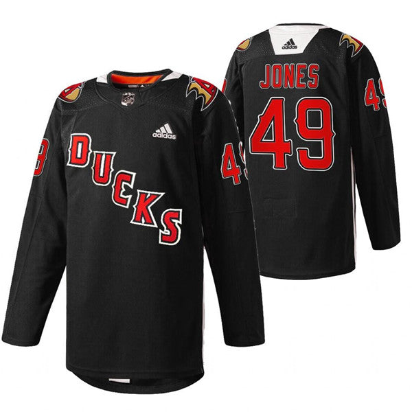 Max Jones Anaheim Ducks black jersey