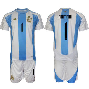 Armani Argentina National Team white-blue Home jersey