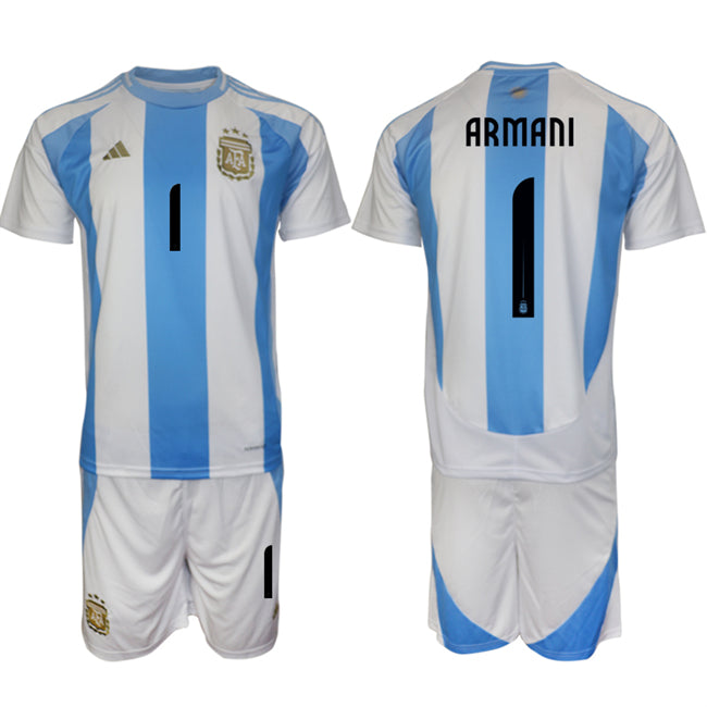 Armani Argentina National Team white-blue Home jersey