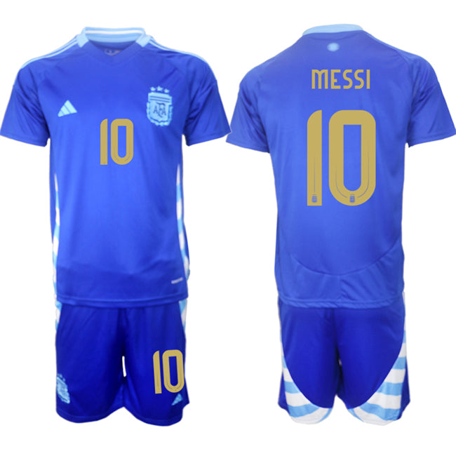 Lionel Messi Argentina National Team blue Away jersey