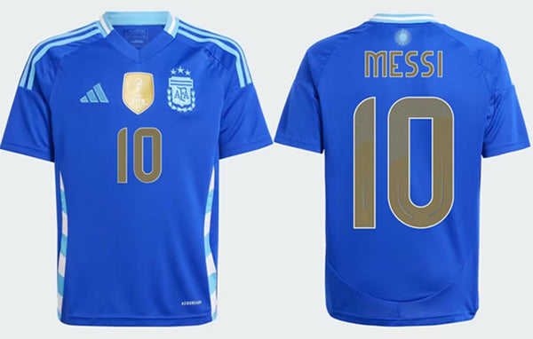 Lionel Messi Argentina National Team blue Away jersey