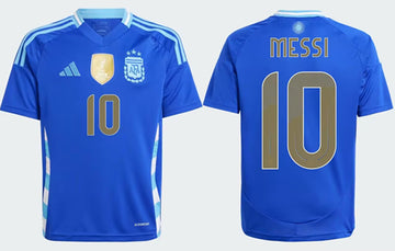 Lionel Messi Argentina National Team blue Away jersey