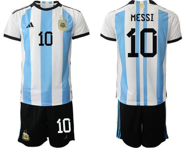 Lionel Messi Argentina National Team white-blue jersey