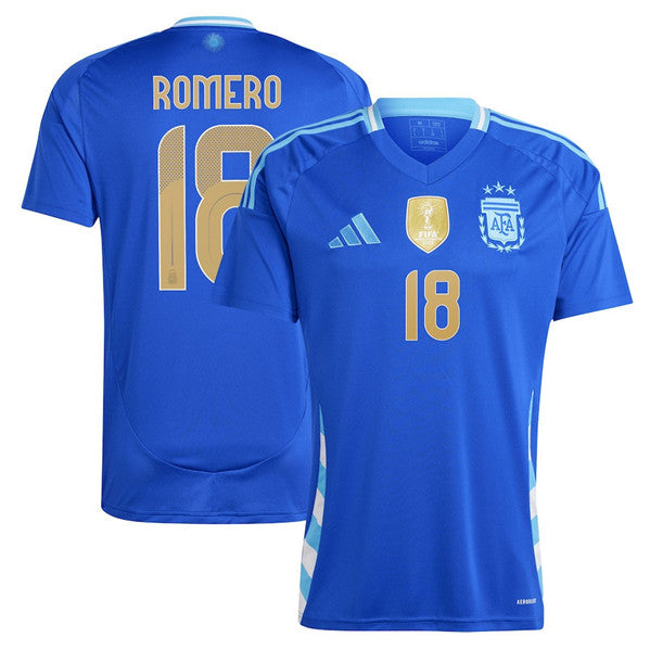 Cristian Romero Argentina National Team blue Away jersey