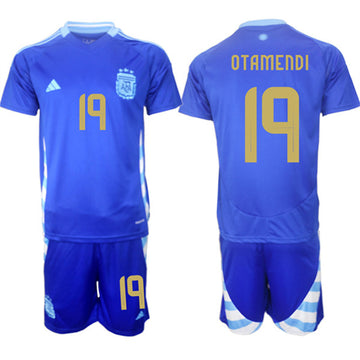 Nicolas Otamendi Argentina National Team blue Away jersey
