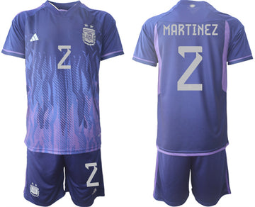 Martinez Argentina National Team purple Away jersey