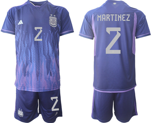 Martinez Argentina National Team purple Away jersey
